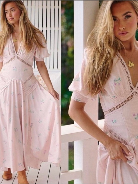 Free People Dresses & Skirts - Free People Still in Love Maxi Dress Size 8